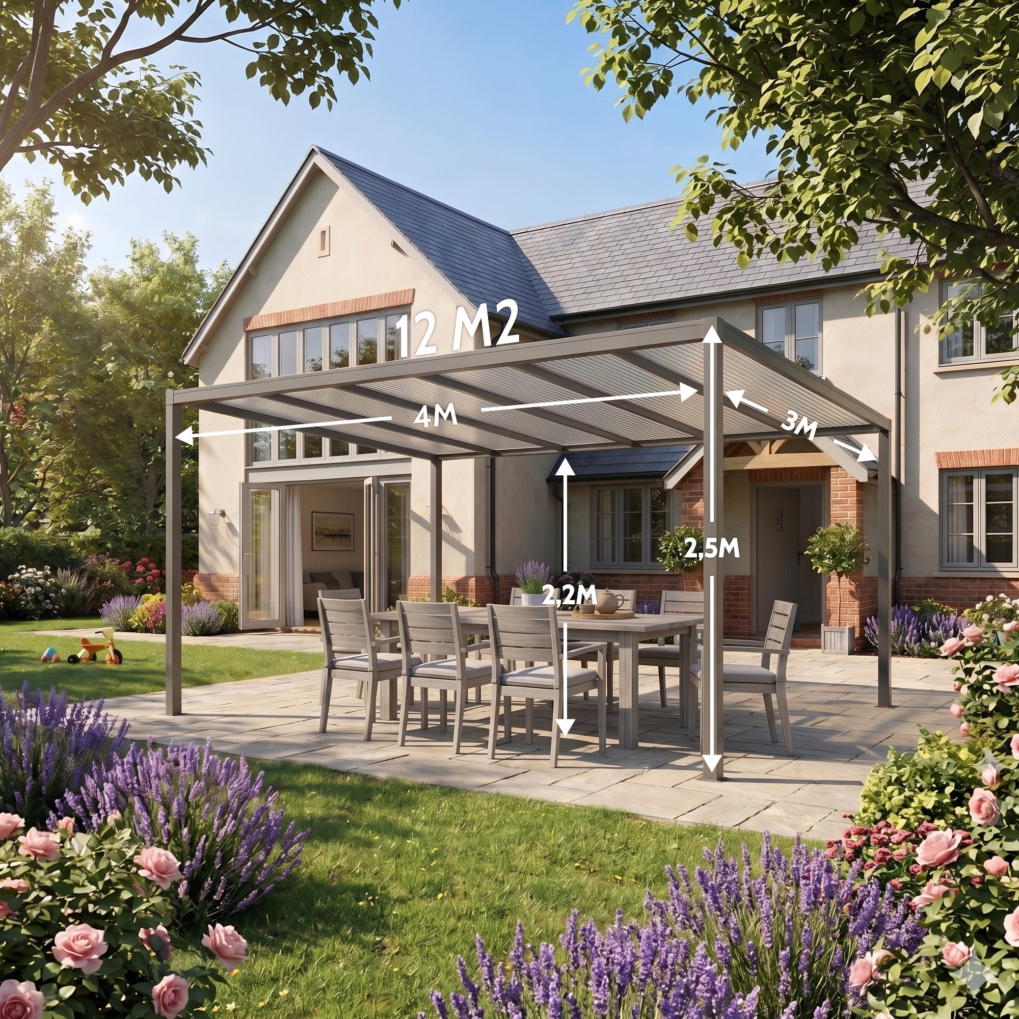 Comment bien prendre les dimensions pour une pergola, un carport ou un poolhouse en kit ?