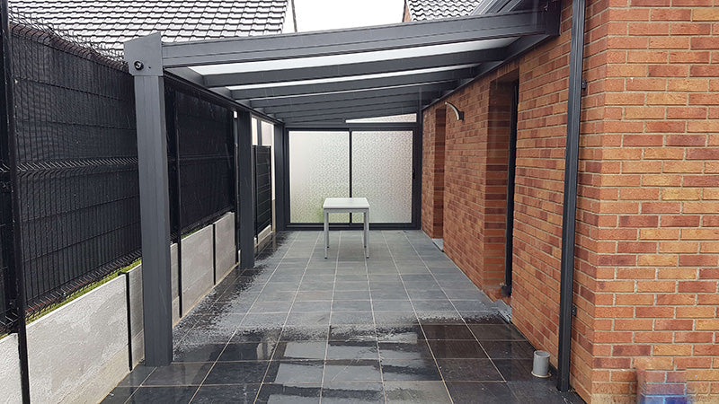 Etude de cas 14 - Pergola aluminium à Vendin-le-Vieil (Pas-de-Calais) — 18 m²