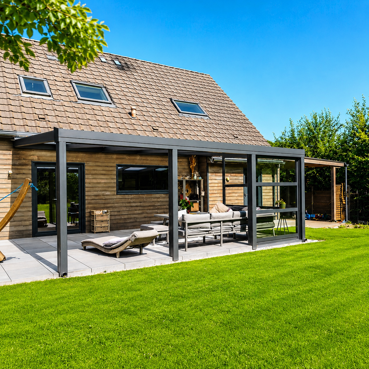 Une Pergola sur mesure de 18 m² à Ablain-Saint-Nazaire (62)