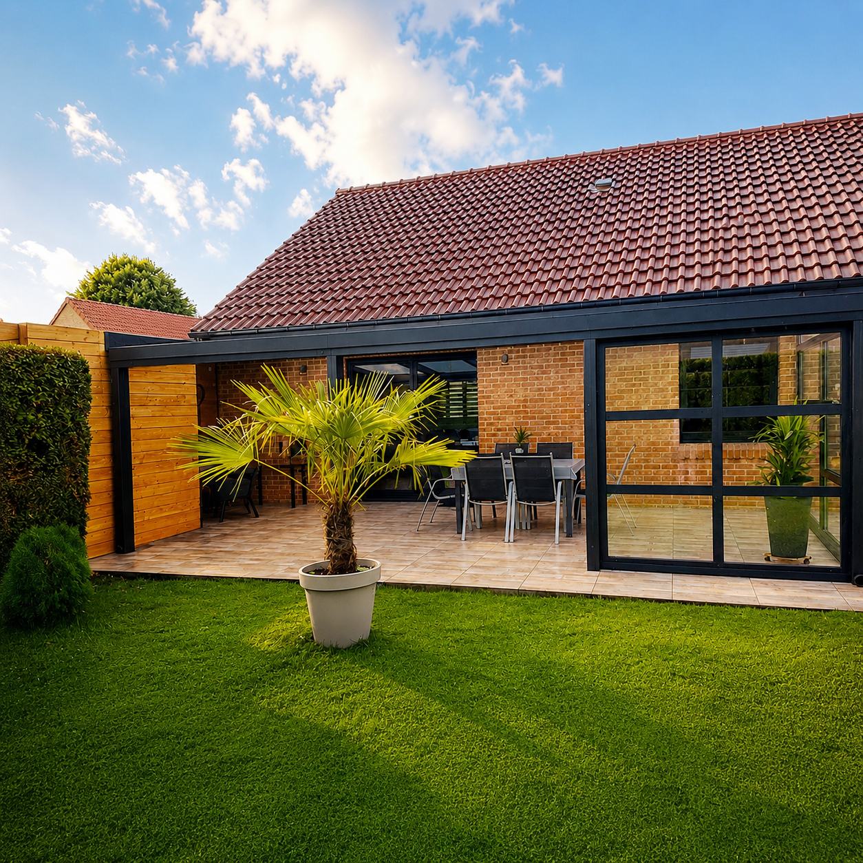 Une Pergola lumineuse de 42 m² à Wattrelos (59)